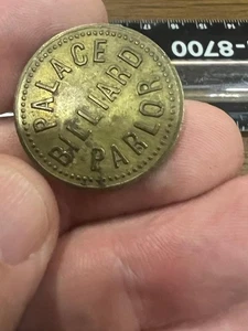 Palace Billard Parlor Vintage Medaille 2,5 im Handel (i2025i) - Bild 1 von 3