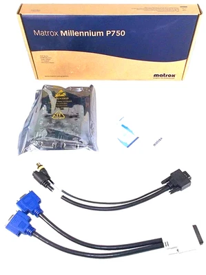 Matrox Millennium P750 P75-MDDA8X64F  Video Card NEW. - Image 1 of 4