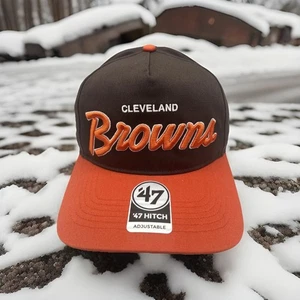 Gorra de golf Cleveland Browns Hat '47 marca Hitch retro escritura brownie acorde H101 - Imagen 1 de 9