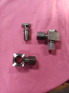 Winkel-Schwenkverschraubung 8 L-M 14 x 1, V4A 1.4571, Schneidring 1/4" - Bild 1 von 5