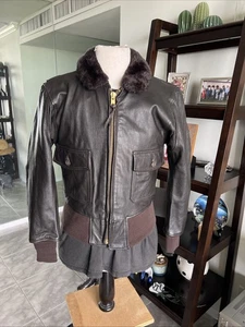 G-1 Excelled DSCP Leather Flight Jacket USMC Marines USN 40 Medium Nice! 🌟✅🇺🇸 - Bild 1 von 20