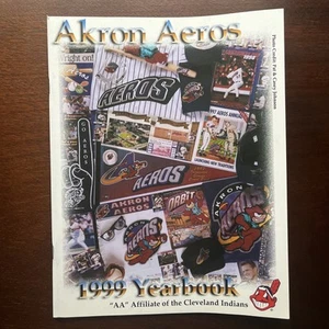 Vintage Akron Aeros 1999 Yearbook Baseball Minor League - Picture 1 of 2