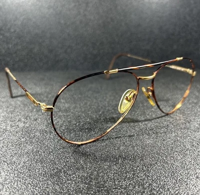 VTG Carrera Aviator Sunglasses 5349 41 Gold Brown Orange Tortoise 62-15-145 - Image 1 of 4