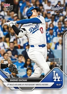 Shohei Ohtani 2025 MLB Topps AHORA #9033rd Multi HR GAME Playoffs Serie Mundial  - Imagen 1 de 3