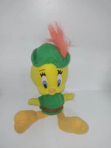 Vintage 11' Looney Tunes Tweety Vogel als Robin Hood Stofftier ACE 1997   - Bild 1 von 3