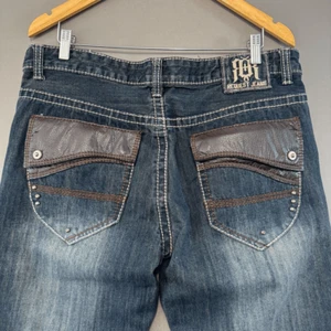 2000s Request Jeans Premium Grunge Style Denim Größe 36x30 100% Baumwolle Goth - Bild 1 von 10