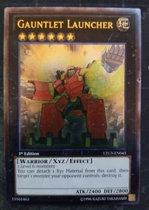 Gauntlet Launcher LTGY-EN045 Ultimate Rare 1st Edition Yugioh NM - Picture 1 of 2