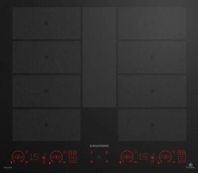 Induktionskochfeld 60 cm Grundig autark PowerBoost 2 Flexizonen GIEI638980INH - Bild 1 von 2