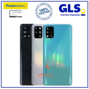 COVER BACK per SAMSUNG GALAXY A51 SM-A515 POSTERIORE SCOCCA+VETRO FOTOCAMERA - Picture 1 of 1