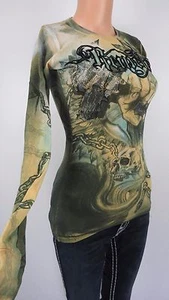 NWT Remetee Graphic Thermal  T-Shirt, Iron Fist,  Size M - Picture 1 of 9