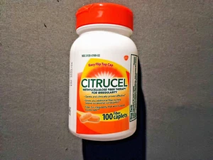 New Sealed Bottle Citrucel 100 Fiber Caplets Methylcellulose Fiber Therapy - Picture 1 of 1