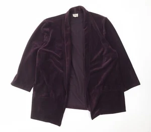 Toddy Womens Purple Jacket Blazer Size 18 - Picture 1 of 10