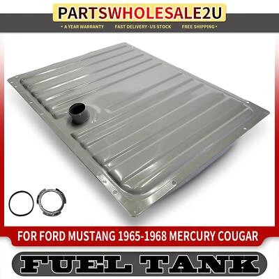 Tanque de combustible de 16 galones para Ford Mustang 1965-1968 Mercury Cougar 1967-1968 plateado Foto 1 de 4