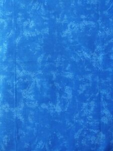Blue 'Cloudy' Tonal Cotton Quilting Sewing Fabric - 1 Yard