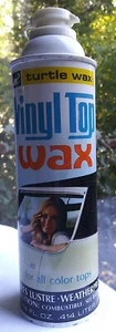 Vintage Turtle Wax Vinyl Top Wax 14 oz Can Advertising - Picture 1 of 12