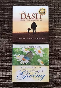 BRAND NEW 2-LOT Mac Anderson with DVD: The Dash, The Secret to Living is Giving - Picture 1 of 9