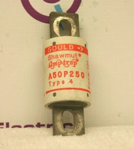 Trampa amplificador fusible Gould Shawmut A50P250 **XLNT** tipo 4 - Imagen 1 de 2