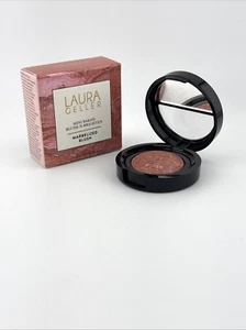 Laura Geller Mini Baked Blush-n-Brighten Marbleized Blush–Pink Grapefruit–0.03zo - Picture 1 of 4