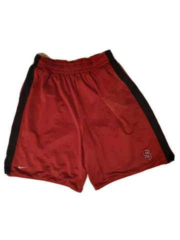 Nike Team Stanford Cardinal Gym Shorts XL Size *2 Small Stains* Cover