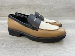 Cole Haan Geneva Women's Loafer Penny Slip-On Leather US 7.5 Black Comfort Shoes - Picture 1 of 11