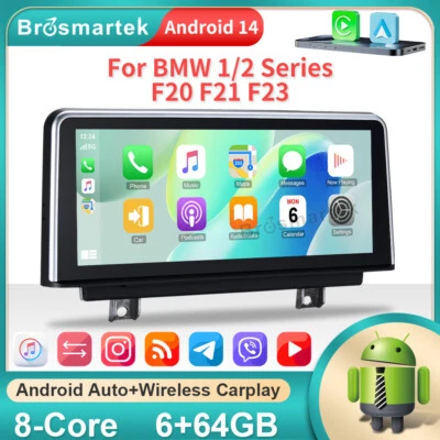 Für BMW 1/2er F20 F21 F23 NBT 10,25" 64G GPS Navi Android 14 CarPlay Autoradio - Bild 1 von 4
