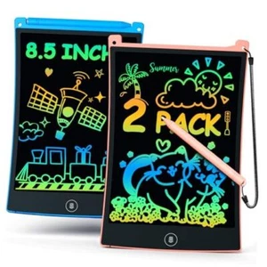 2 Pack LCD Writing Tablet with Stylus, 8.5 inch Colorful 8.5 Inch 2 Packs - Picture 1 of 7
