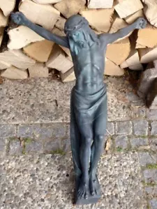 S30 - 66 cm Bronce CHRISTUS Figur für Wegkreuz Marterl Flur oder Haus - Bild 1 von 11