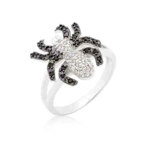 Cubic Zirconia Spider Fashion Ring - Picture 1 of 4