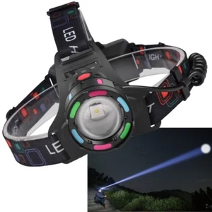 Linterna Frontal LED Super Brillante USB Batería Recargable Linterna de Cabeza con 4 Modos de Luz. - Imagen 1 de 16