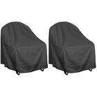 2 Pack Lounge Chairs for outside Outdoor Furniture Cover Waterproof Garden