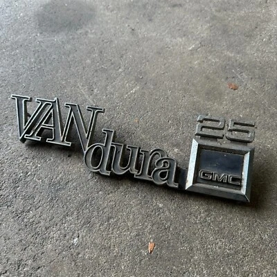 GMC Vandura 25 guardabarros emblema insignia g2500 GVan Van principios de los 70 Foto 1 de 4