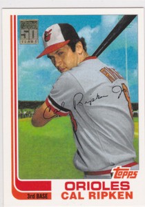 CAL RIPKEN JR. RP ROOKIE CARD Topps Traded Rookies RC Baseball BALTIMORE ORIOLES