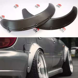 JDM Kotflügel Fackeln UNIVERSAL Radlauf SET 2,5" breit 4 Stück - Bild 1 von 9