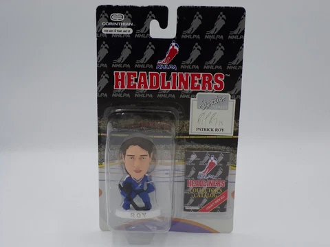 NHL Headliners Patrick Roy 3 Inch Action Figure Avalanche 1996 Corinthian (D4) Cover