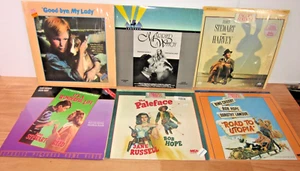 6 Vintage Laserdisc Rare Classic Hollywood Movies 1940's-50's - Picture 1 of 20
