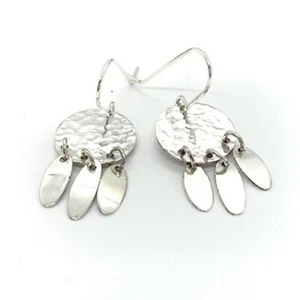 Handmade 925 Sterling Silver Dangle Earrings Jewelry sh112 - Picture 1 of 6