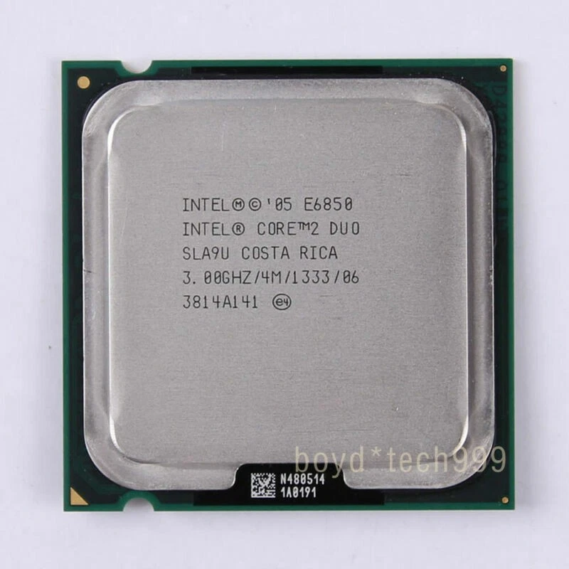 Intel Core 2 Duo E6850 Processor 3.0GHz/4M/1333MHz (SLA9U) LGA 775 Dual-Core CPU - Image 1 of 1