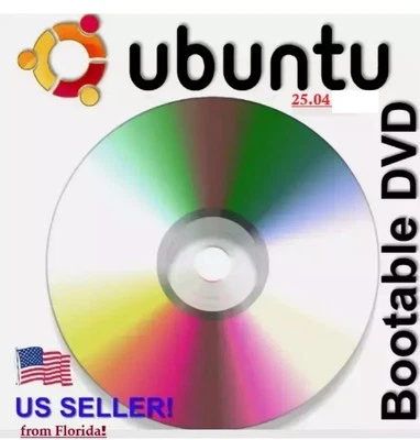 Ubuntu Linux 25.04 BRAND NEW April 2024 Version Install DVD FLORIDA USA SELLER - Image 1 of 3