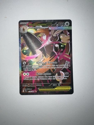 Mega Lopunny Ex 128 Italiano Pokemon Mega Evoluzione Fiamme Spettrali Fresh Pack - Immagine 1 di 2