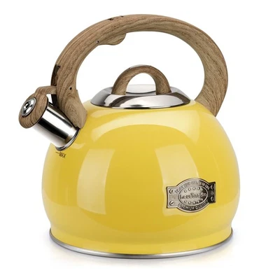 Tetera para estufa, teteras de 2,7 cuartos de galón de silbato fuerte, grado alimenticio S... Foto 1 de 4