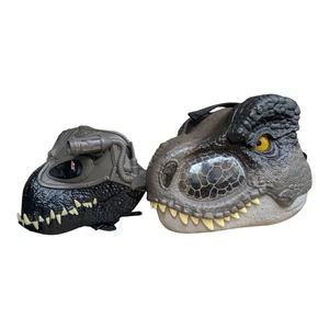 Máscara Indoraptor Jurassic World Track N' Roar Dinosaurio Mattel T Rex  - Imagen 1 de 14