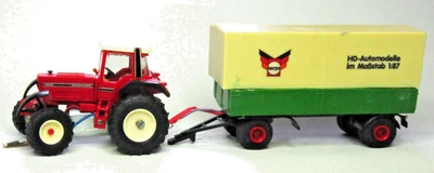 Wiking 039701 Traktor IHC 1455 XL mit Anhänger H0 für Faller Car System - Bild 1 von 3