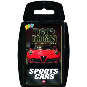 Top Trumps Sports Cars Card Game Entertain Educate Race Anytime Anywhere - Picture 1 of 2
