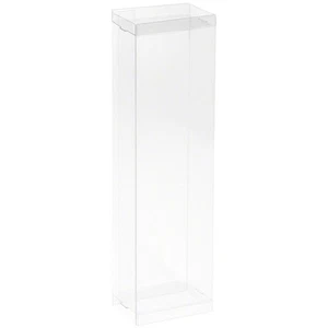 Caja de exhibición plegable transparente DollSafe para muñecas delgadas de 8,5-9,5 pulgadas, 3" de ancho x 2" de profundidad x 10" de alto - Imagen 1 de 4