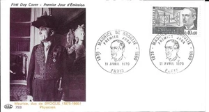 France 1970 FDC Maurice De Broglie YT 1627 - Picture 1 of 1