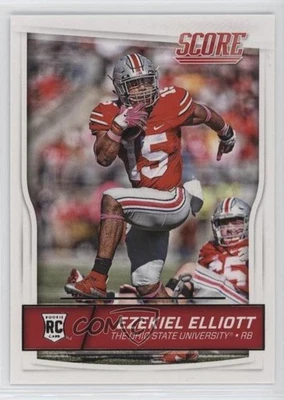 2016 Score Ezekiel Elliott #344 Rookie RC - Image 1 of 3