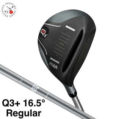 PRGR Carrys Q Fairway Wood Q3+ 16.5° R Regular Flex Graphite Shaft Headcover RH - Image 1 of 4