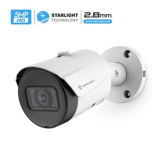 Cámara de seguridad Amcrest Ultra HD 5MP PoE Bullet IP5M-B1186EW-28 MM (blanca) - Imagen 1 de 14