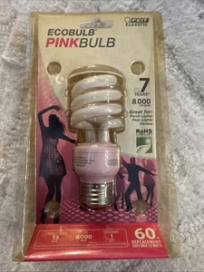 Feit Electric ECOBULB Pink Bulb 7 Years 8,000 Life Hours -New - Picture 1 of 4
