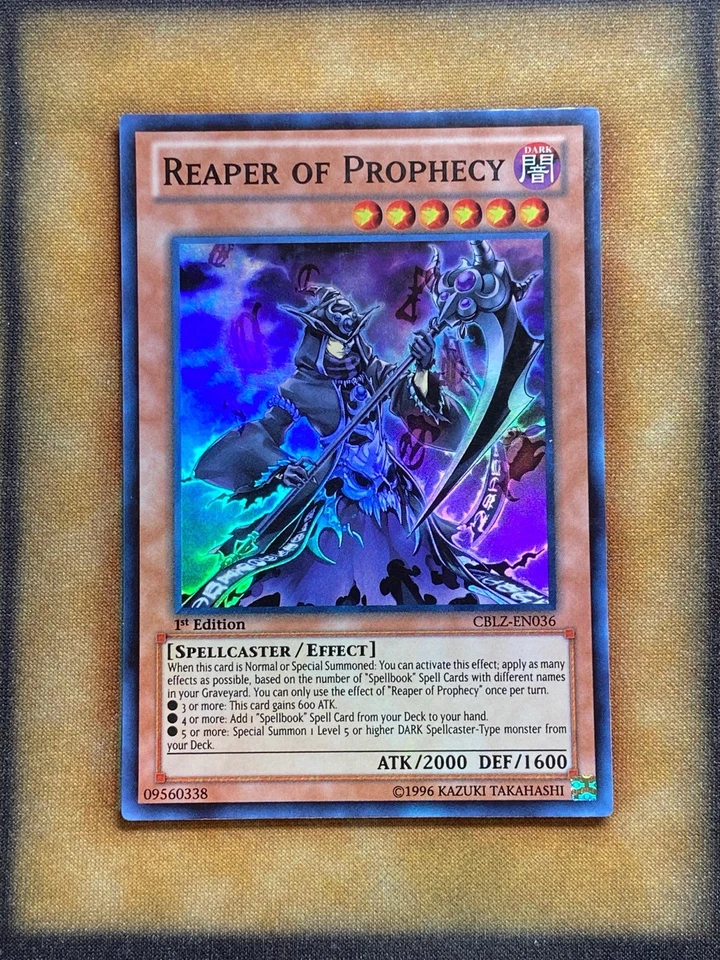 Yugioh Reaper of Prophecy CBLZ-EN036 Super Rare 1st Ed NM - Image 1 of 1